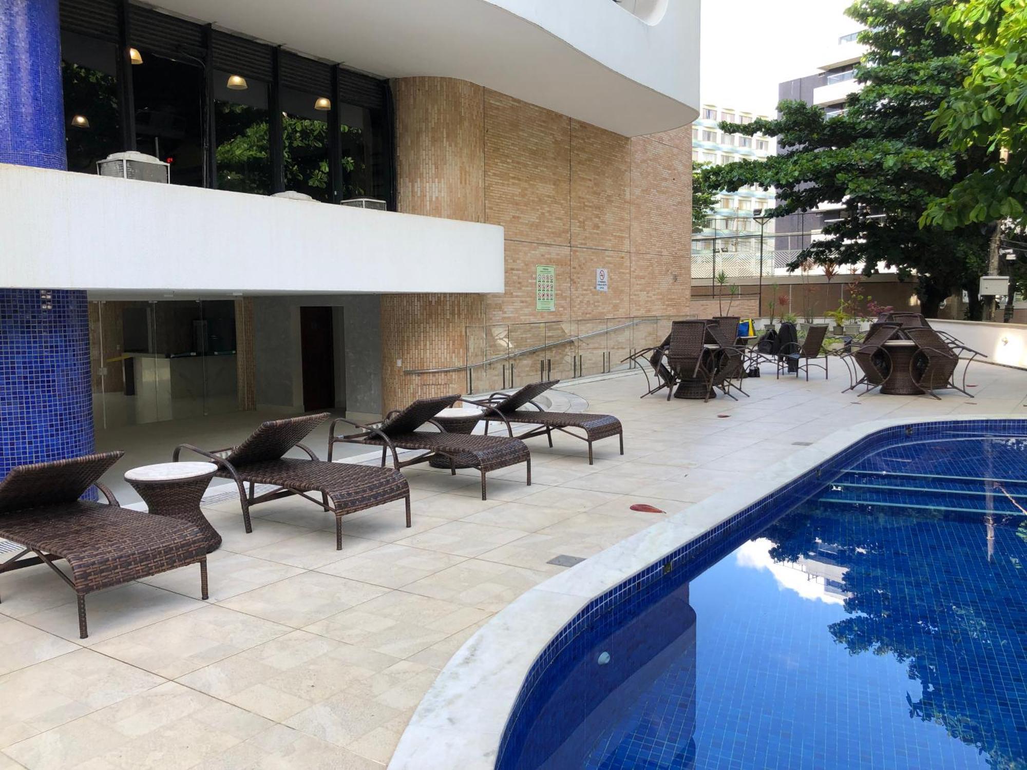 Flat Encantador No Atlantic Towers Salvador da Bahia Dış mekan fotoğraf